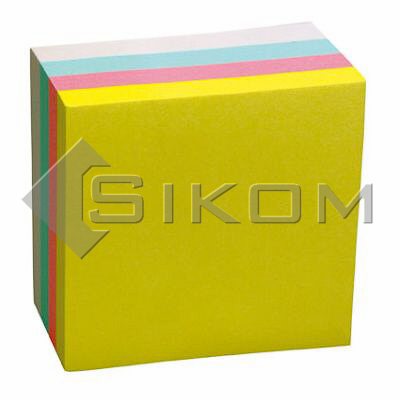 Samolepící bločky Concorde, kostky pastelové 76 x 76 mm 400 lístků